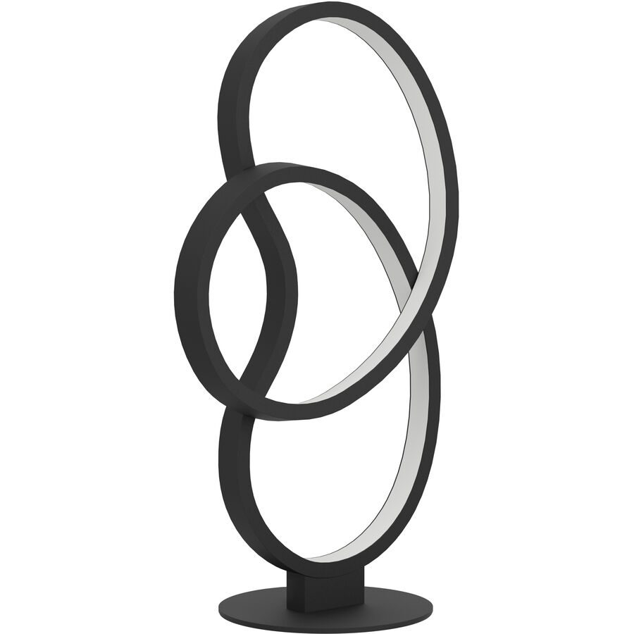Eglo Tischlampe Gianella Schwarz Aluminium/Stahl 14 cm 39.5 cm - LED - Lichtfarbe: Warmweiss - Tischlampe- LED Energiesparlampe