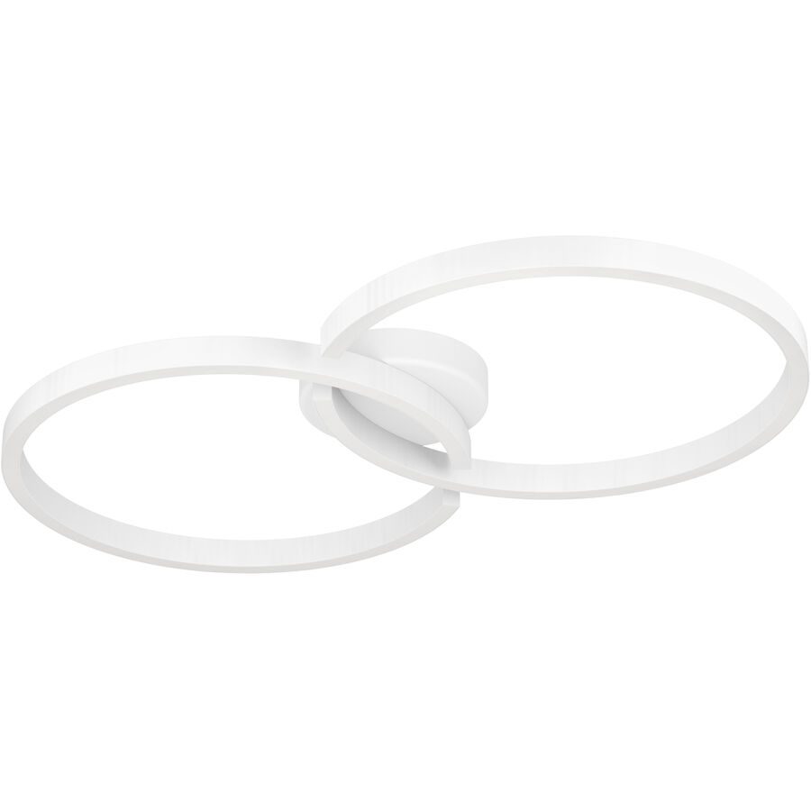 Eglo Deckenlampe Amandolo Weiss Aluminium/Stahl 38 cm 6.5 cm - LED - Deckenlampe- LED Energiesparlampe