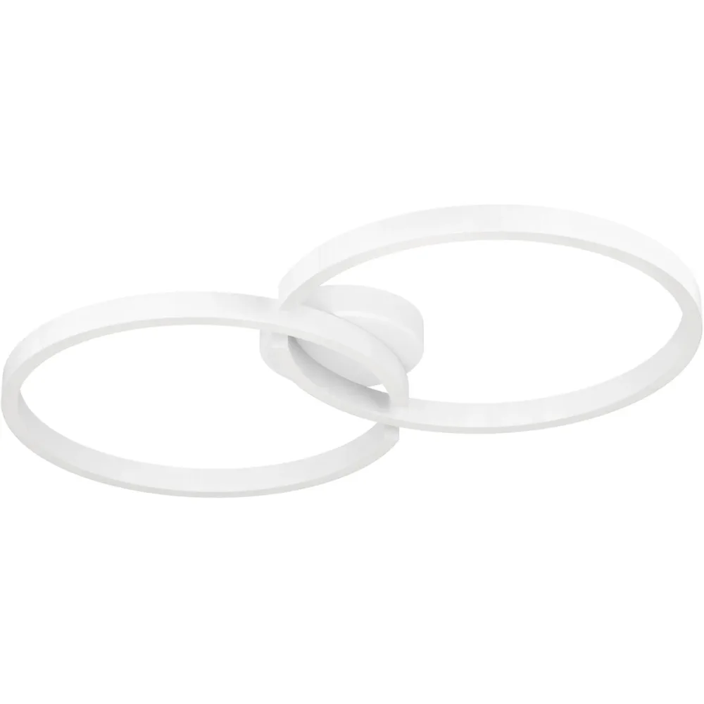 Eglo Deckenlampe Amandolo Weiss Aluminium/Stahl 38 cm 6.5 cm - LED - Deckenlampe- LED Energiesparlampe