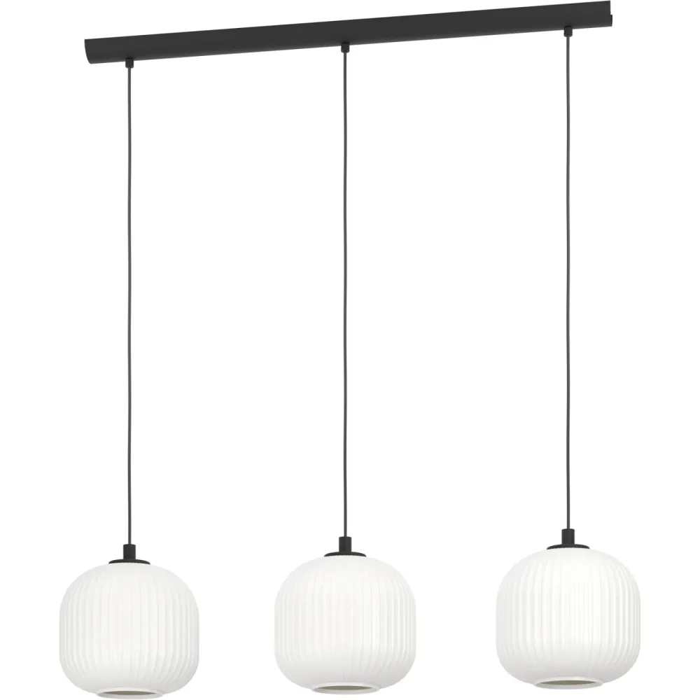 Eglo Pendellampe Mantunalle Schwarz Stahl 20 cm 110 cm - Pendellampe