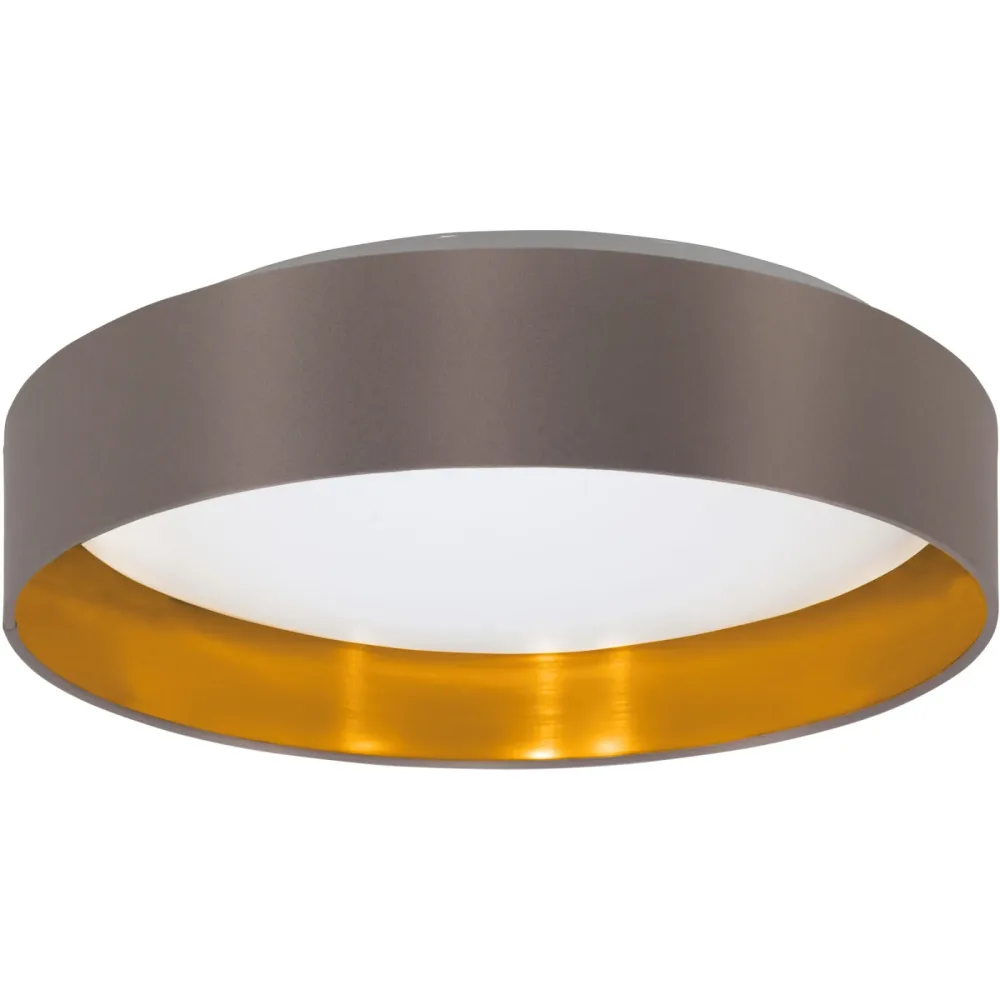 Eglo Deckenlampe Maserlo 2 Weiss Stahl/Kunststoff 9 cm - LED - Lichtfarbe: Warmweiss - Material: Kunststoff/Stahl - Deckenlampe- LED Energiesparlampe