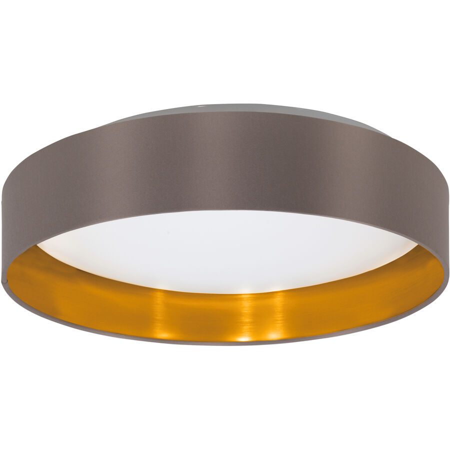 Eglo Deckenlampe Maserlo 2 Weiss Stahl/Kunststoff 9 cm - LED - Lichtfarbe: Warmweiss - Material: Kunststoff/Stahl - Deckenlampe- LED Energiesparlampe