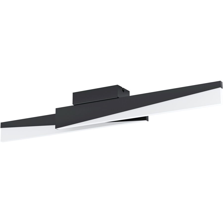 Eglo Deckenlampe Isidro Schwarz Aluminium/Stahl 8 cm 11 cm - LED - Lichtfarbe: Warmweiss - Deckenlampe- LED Energiesparlampe