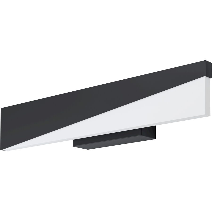 Eglo Wandlampe Isidro Schwarz Aluminium/Stahl 8 cm - LED - Lichtfarbe: Warmweiss - Wandlampe- LED Energiesparlampe