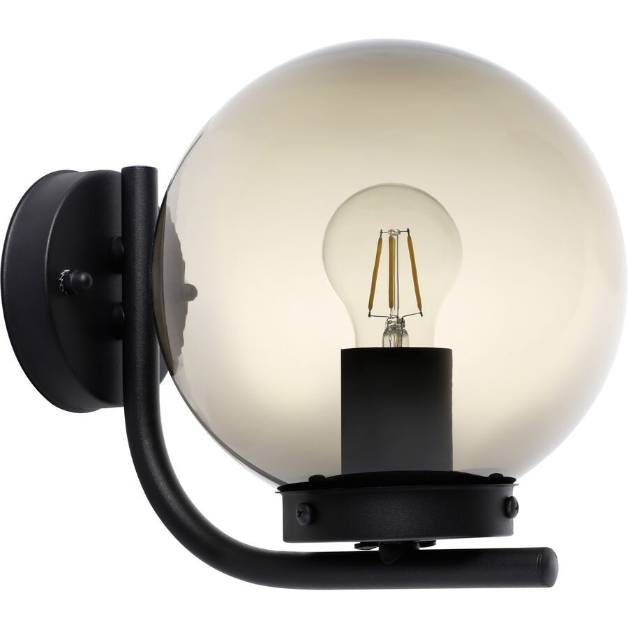 Eglo Wandlampe aussen Taverna Schwarz Stahl verzinkt 23 cm - Wandlampe aussen