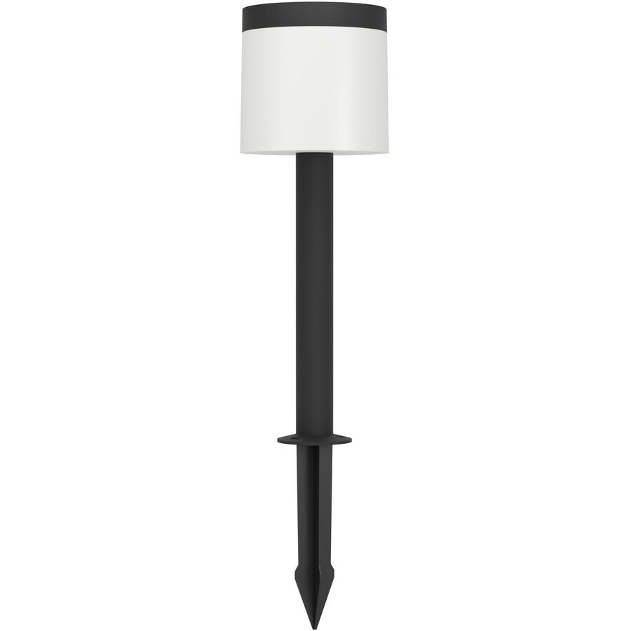 Eglo Solaraussenlampe Pantete Schwarz Kunststoff 65 cm - Lichtfarbe: Warmweiss - Solaraussenlampe
