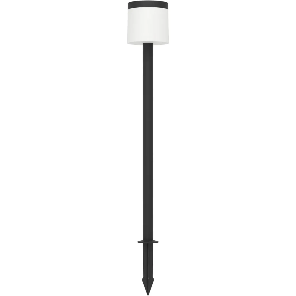 Eglo Solaraussenlampe Pantete Schwarz Kunststoff 115 cm - Lichtfarbe: Warmweiss - Solaraussenlampe