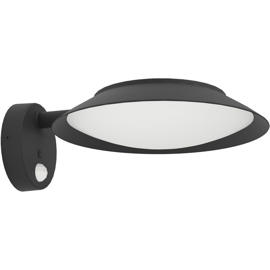 Eglo Solaraussenlampe Cerrisi Schwarz Kunststoff 10.5 cm - Lichtfarbe: Warmweiss - Solaraussenlampe