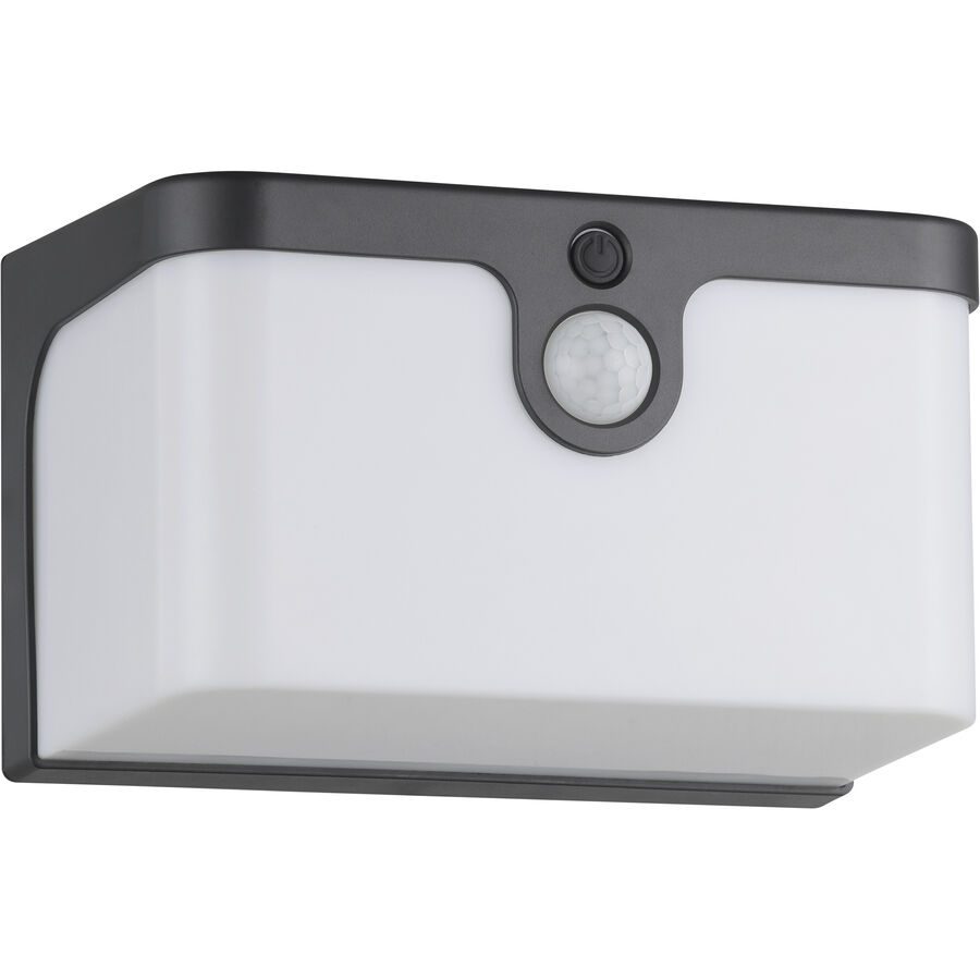 Eglo Solaraussenlampe Croara Grau Kunststoff 11 cm - Farbe: anthrazit - Lichtfarbe: Warmweiss - Solaraussenlampe