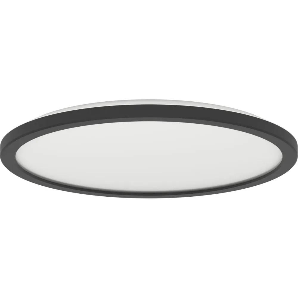 Eglo Deckenlampe Rovito-R Schwarz Kunststoff 3 cm - LED - Deckenlampe- LED Energiesparlampe