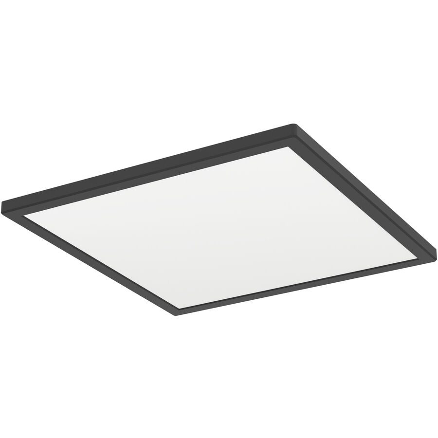 Eglo Deckenlampe Rovito-R Schwarz Kunststoff 39 cm 3 cm - LED - Deckenlampe- LED Energiesparlampe