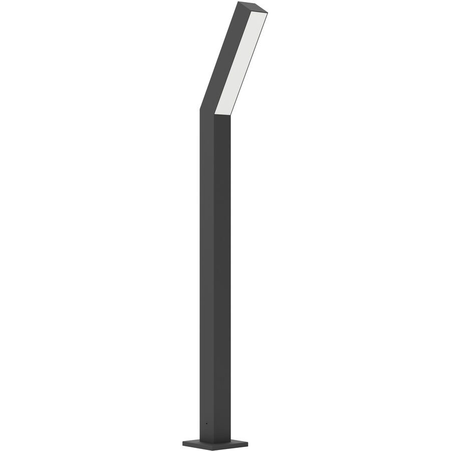 Eglo Stehlampe aussen Ugento Schwarz Aluminium/Stahl 4 cm 79 cm - LED - Lichtfarbe: Warmweiss - Stehlampe aussen- LED Energiesparlampe