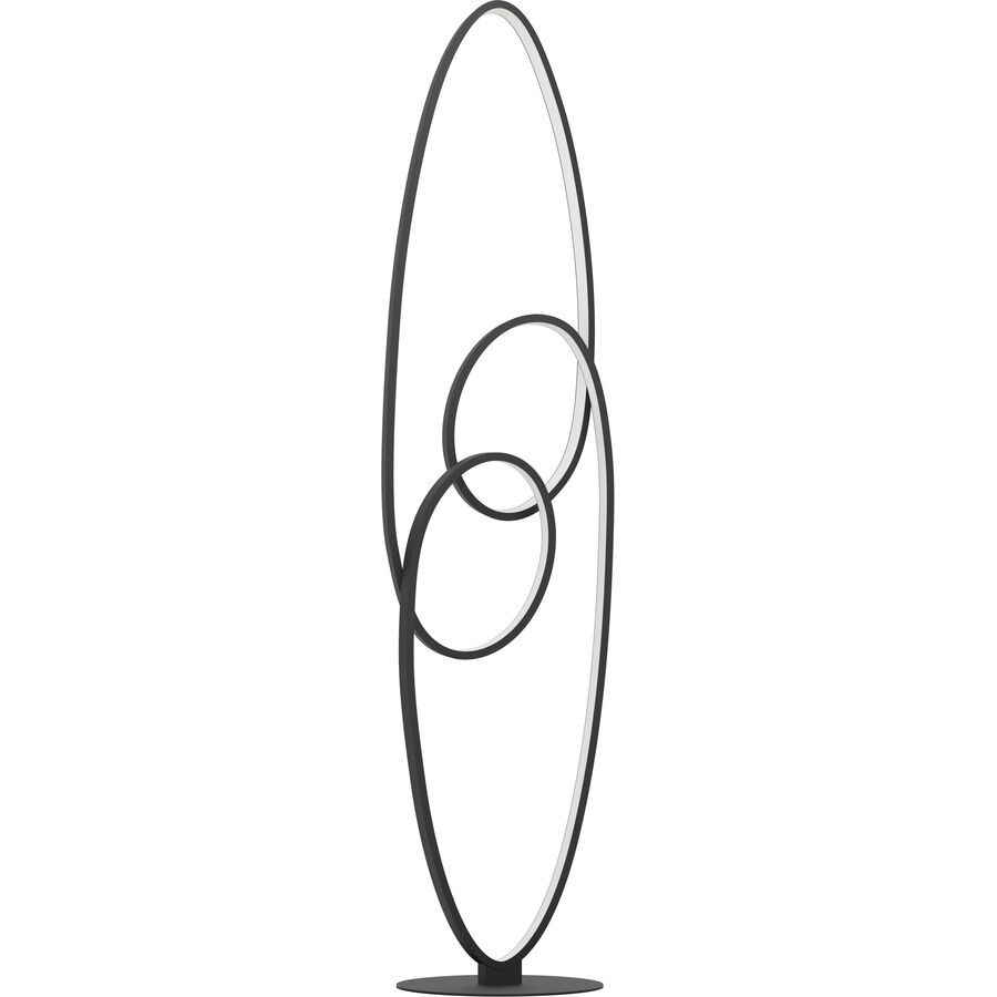 Eglo Stehlampe Gianella Schwarz Aluminium/Stahl 30 cm 120.5 cm - LED - Lichtfarbe: Warmweiss - Stehlampe- LED Energiesparlampe