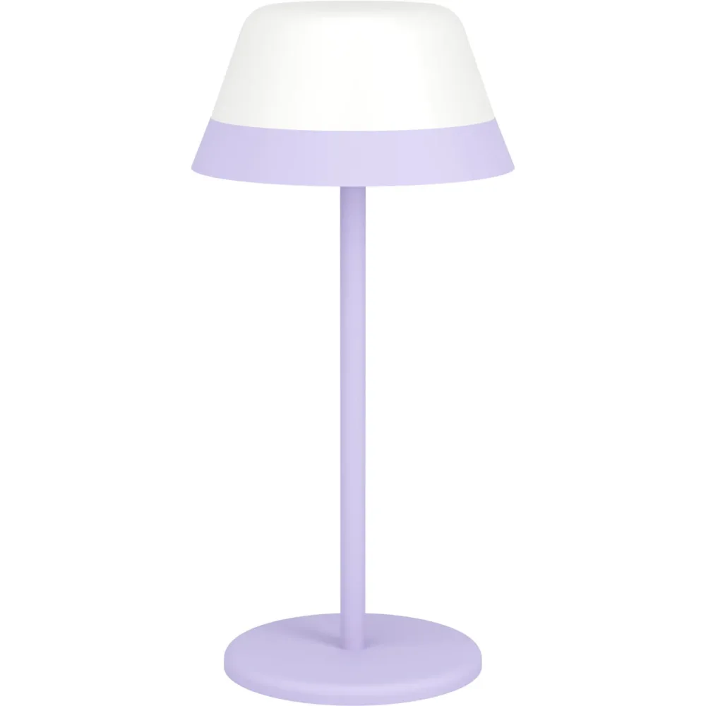 Eglo Aussenlampe Meggiano Lila Kunststoff 32 cm - LED - Lichtfarbe: Warmweiss - Aussenlampe- LED Energiesparlampe