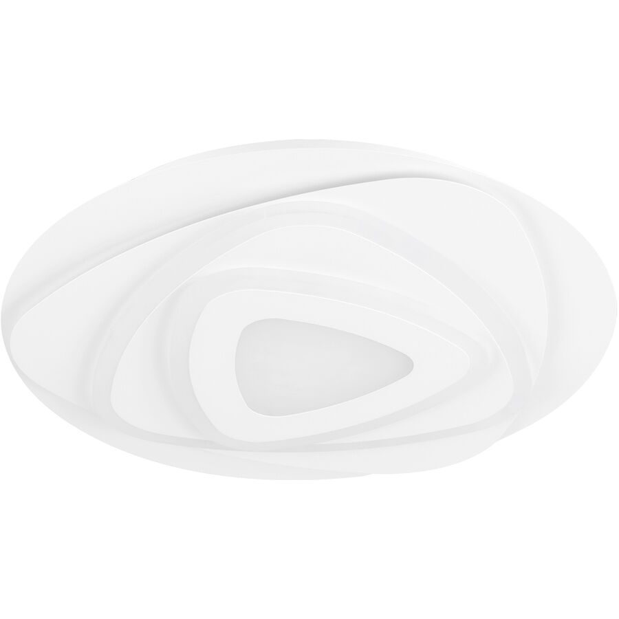 Eglo Deckenlampe Palagiano Weiss Stahl 5.5 cm - LED - Lichtfarbe: Helles Neutralweiss - Deckenlampe- LED Energiesparlampe