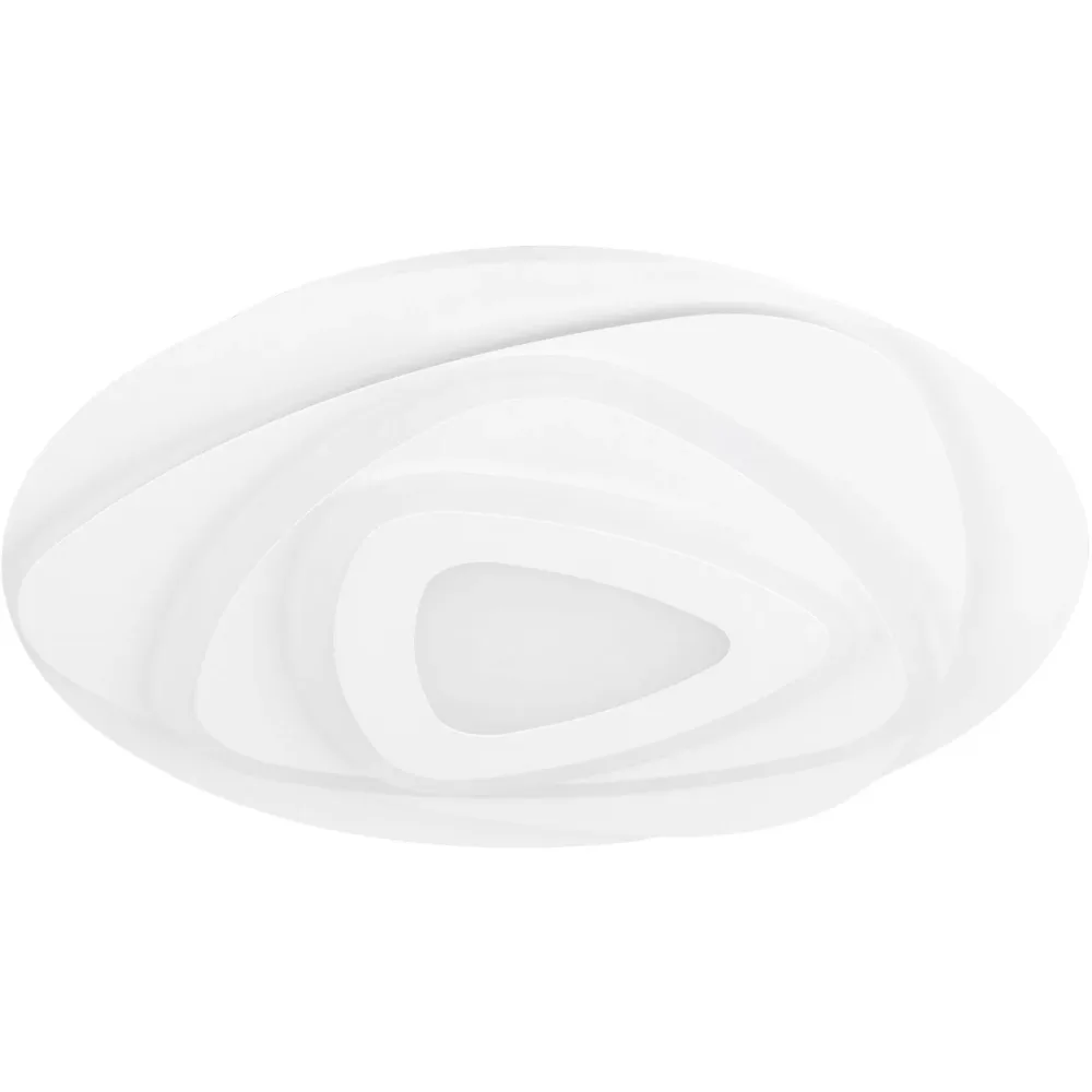 Eglo Deckenlampe Palagiano Weiss Stahl 5.5 cm - LED - Lichtfarbe: Helles Neutralweiss - Deckenlampe- LED Energiesparlampe