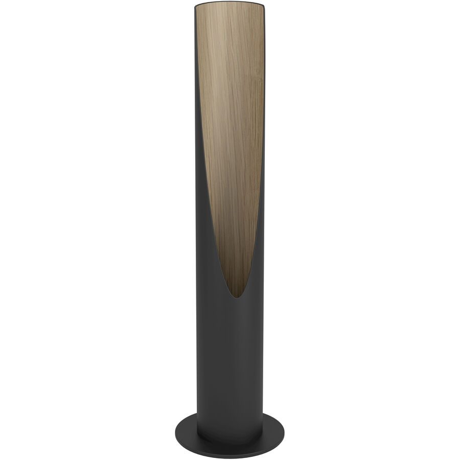 Eglo Tischlampe Barbotto Braun/Schwarz Stahl/Holz 39.5 cm - Material: Holz/Stahl - Tischlampe