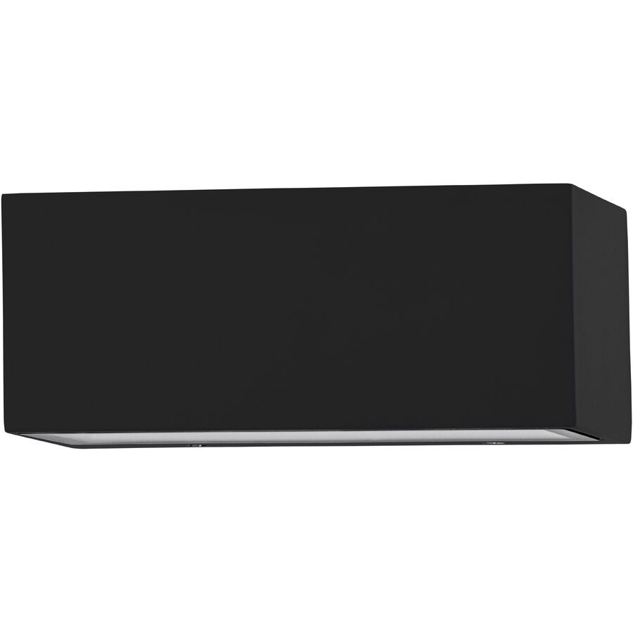 Eglo Wandlampe aussen Spongano Schwarz Aluminium 9 cm - LED - Wandlampe aussen- LED Energiesparlampe