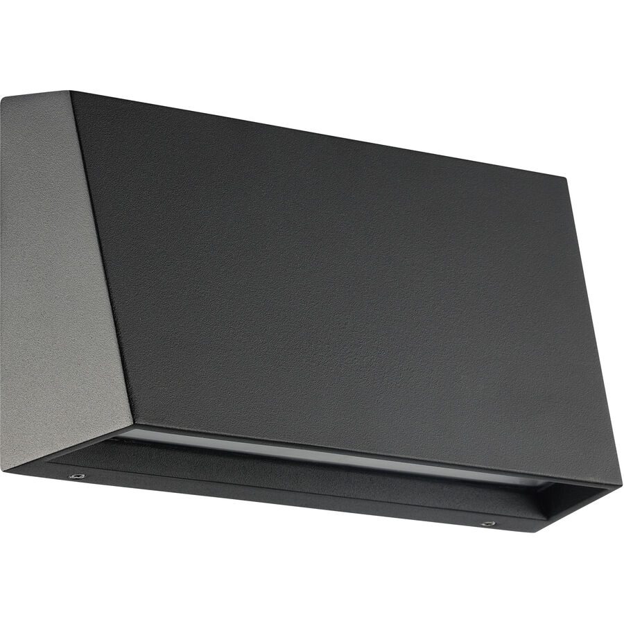 Eglo Wandlampe aussen Spongano Schwarz Aluminium 12 cm - LED - Wandlampe aussen- LED Energiesparlampe