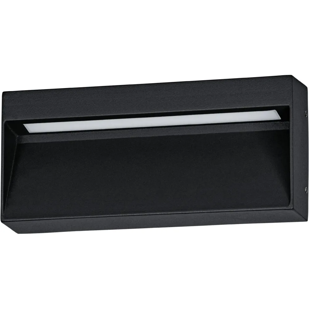 Eglo Wandlampe aussen Maruggio Schwarz Aluminium 9 cm - LED - Wandlampe aussen- LED Energiesparlampe