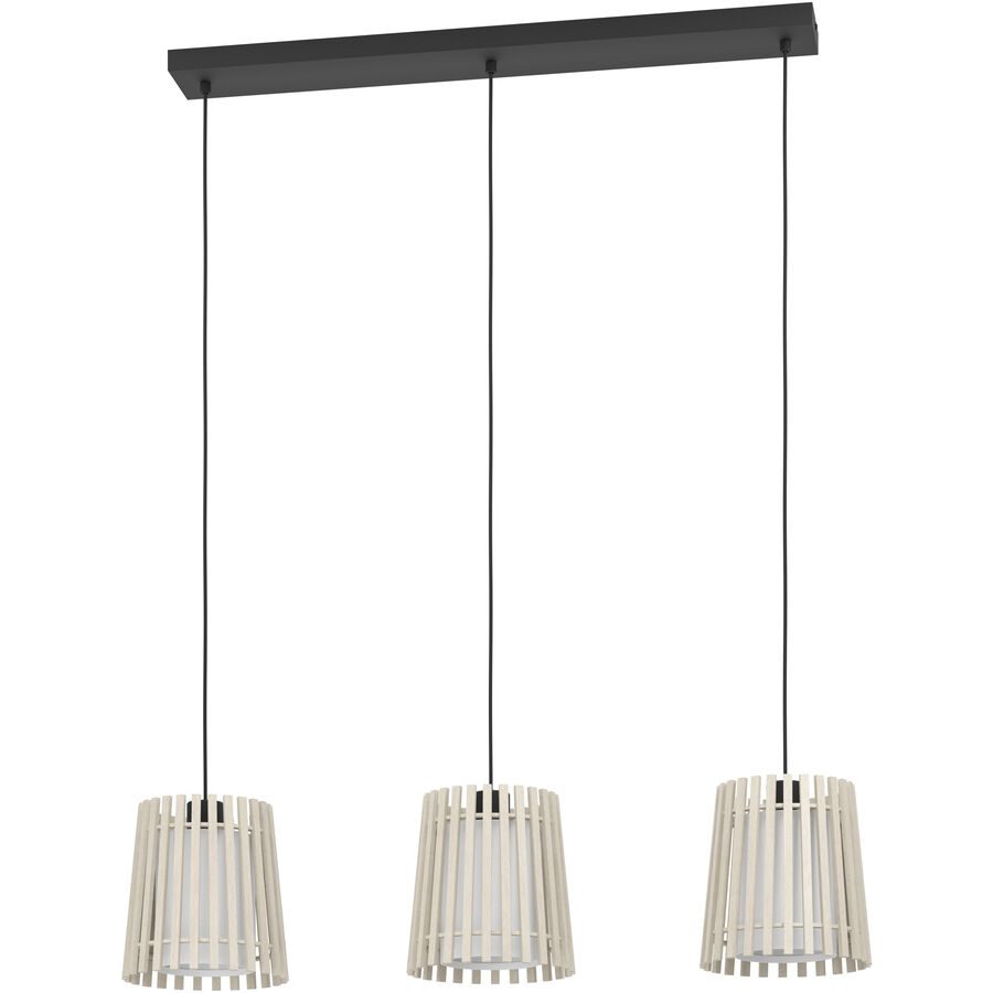Eglo Pendellampe Fattoria Schwarz Stahl 20 cm 110 cm - Pendellampe