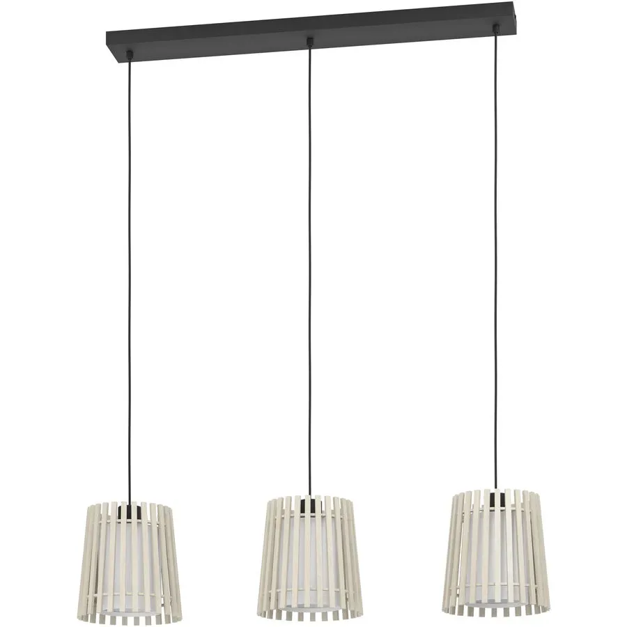 Eglo Pendellampe Fattoria Schwarz Stahl 20 cm 110 cm - Pendellampe