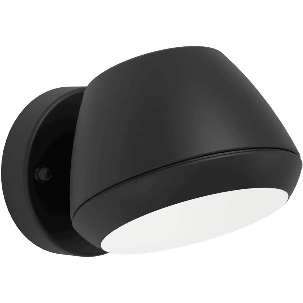 Eglo Wandlampe aussen Nivarolo Schwarz Stahl 13.5 cm - Wandlampe aussen