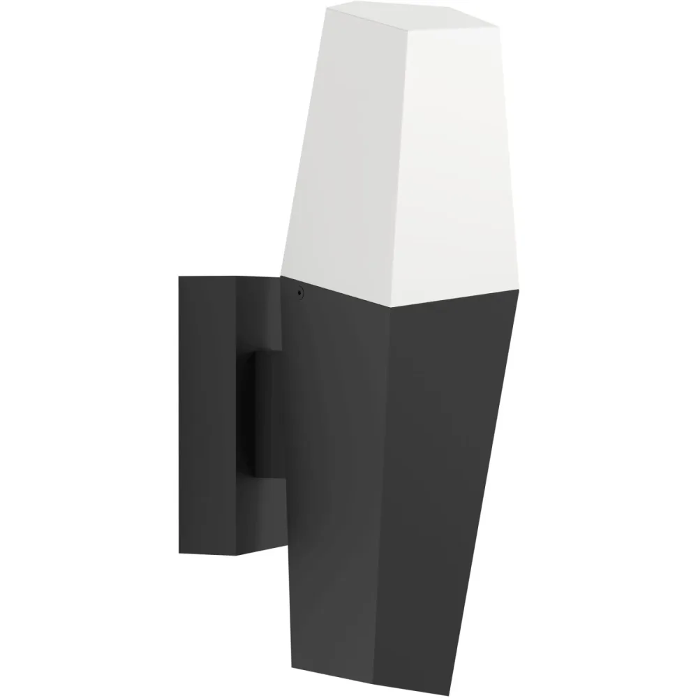 Eglo Wandlampe aussen Farindola Schwarz Stahl 32.5 cm - Wandlampe aussen