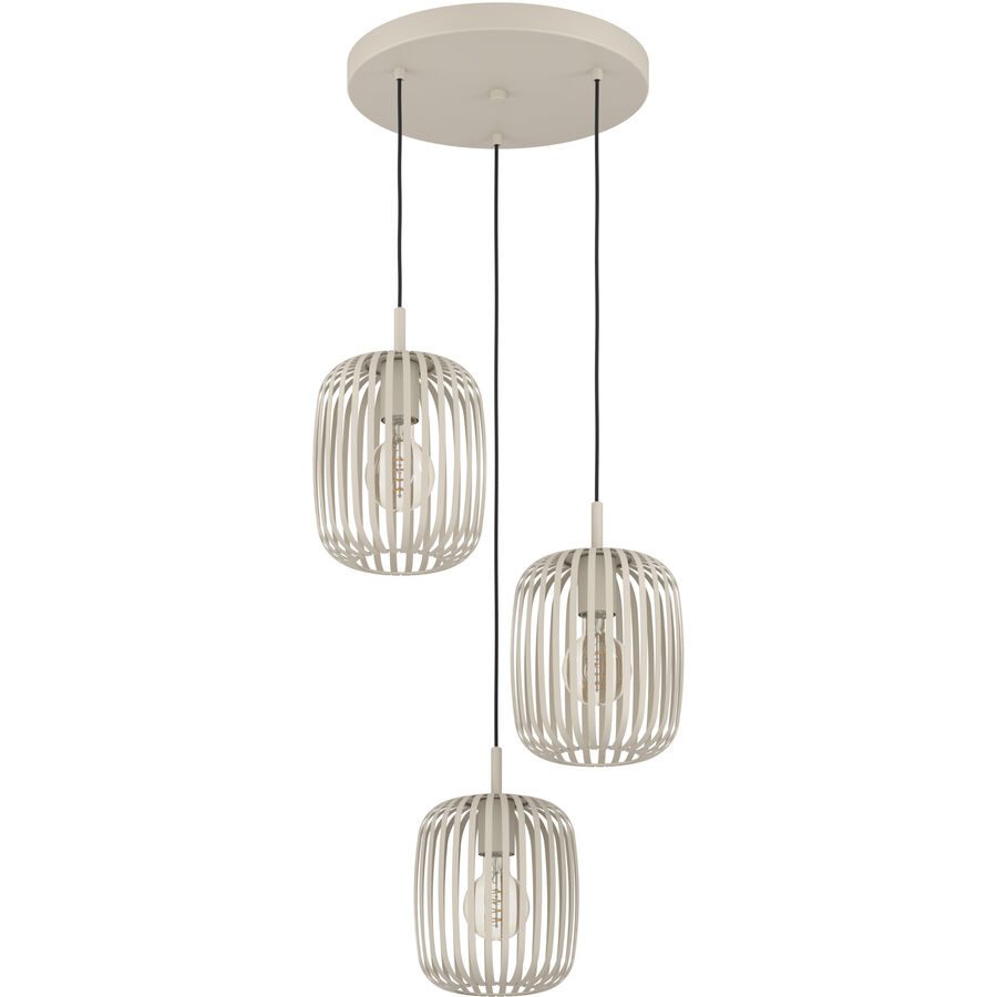 Eglo Pendellampe Romazzina Beige Stahl 110 cm - Farbe: sand - Pendellampe