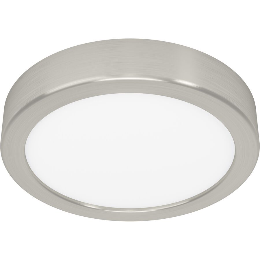 Eglo Deckenlampe Fueva 5 Grau Stahl 2.8 cm - Farbe: Nickel matt - LED - Lichtfarbe: Warmweiss - Deckenlampe- LED Energiesparlampe
