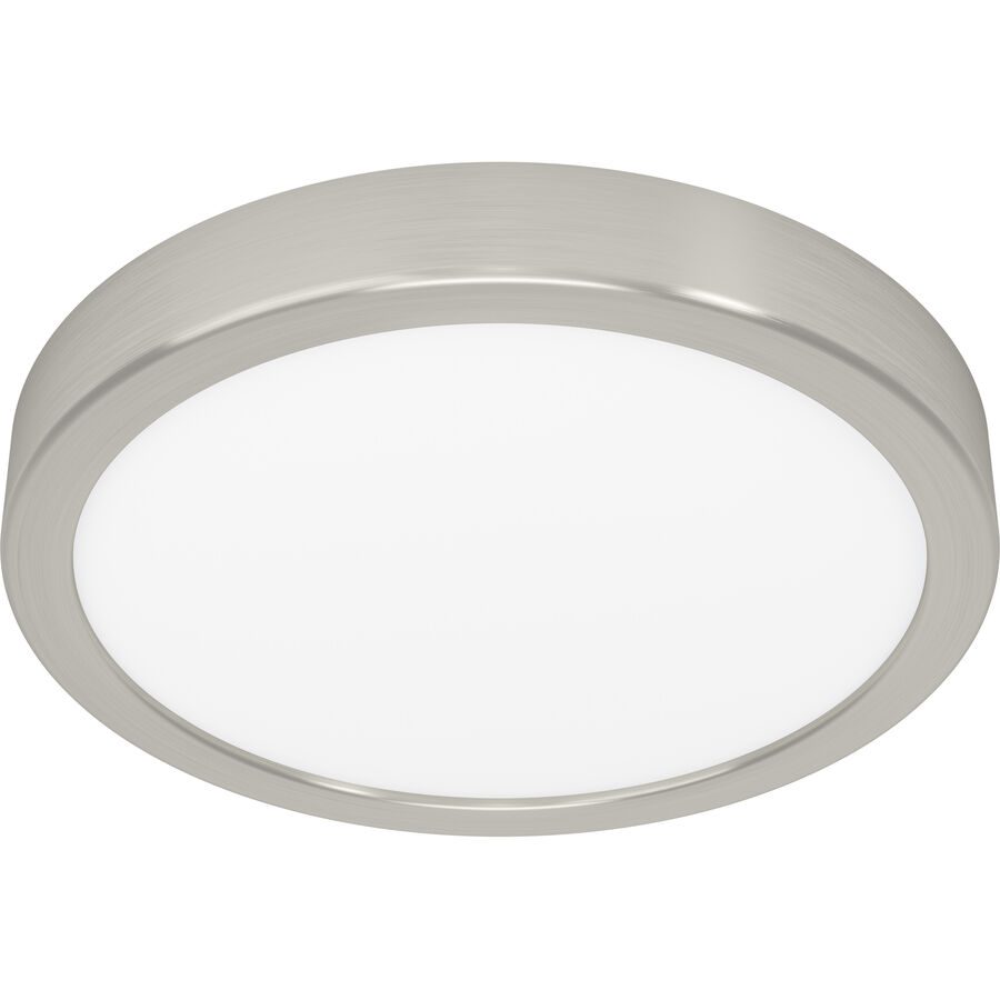 Eglo Deckenlampe Fueva 5 Grau Stahl 2.8 cm - Farbe: Nickel matt - LED - Lichtfarbe: Warmweiss - Deckenlampe- LED Energiesparlampe