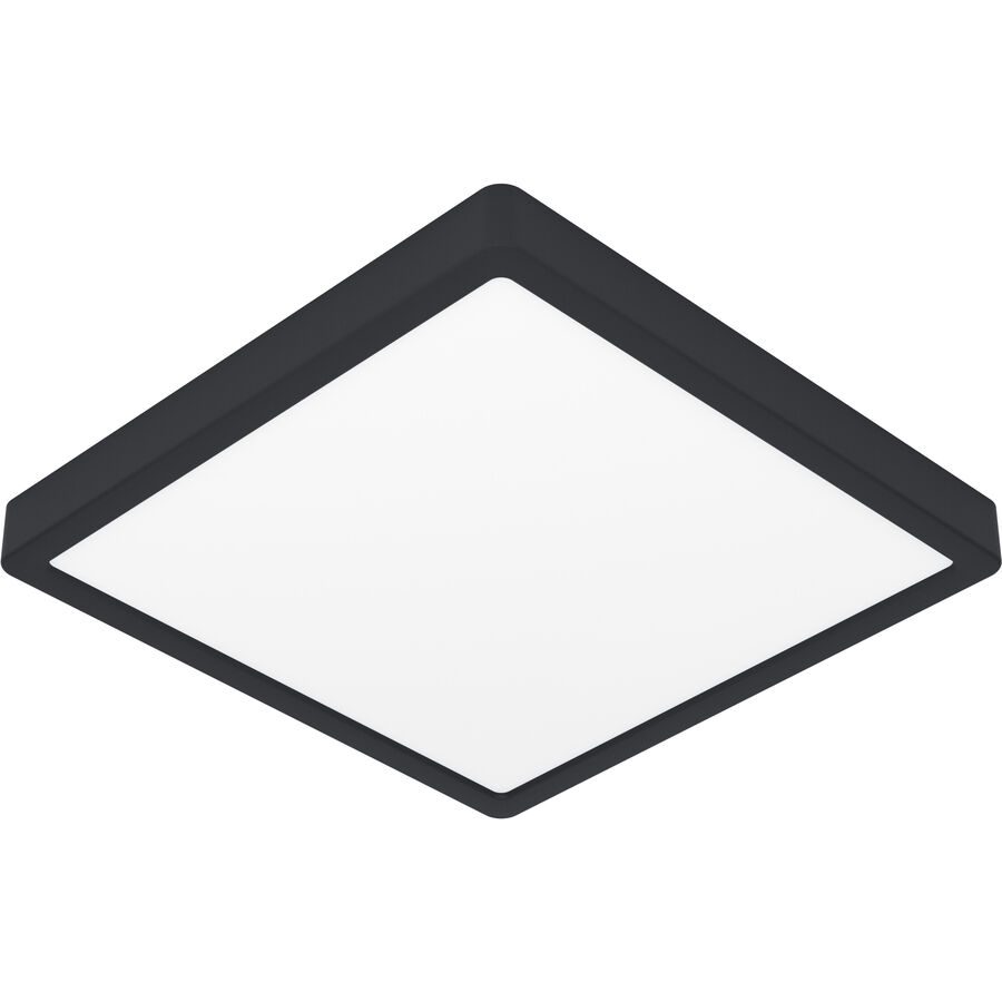 Eglo Deckenlampe Fueva 5 Schwarz Stahl 28.5 cm 2.8 cm - LED - Lichtfarbe: Warmweiss - Deckenlampe- LED Energiesparlampe