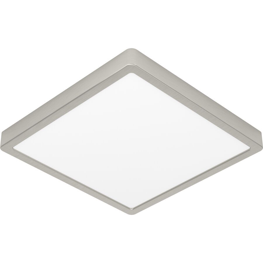 Eglo Deckenlampe Fueva 5 Grau Stahl 28.5 cm 2.8 cm - Farbe: Nickel matt - LED - Lichtfarbe: Warmweiss - Deckenlampe- LED Energiesparlampe
