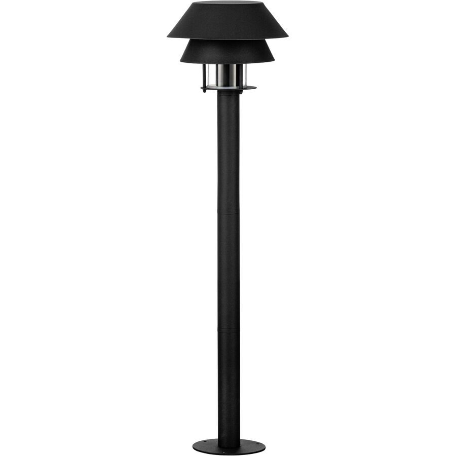 Eglo Stehlampe aussen Chiappera Schwarz/Weiss Stahl 80 cm - Stehlampe aussen