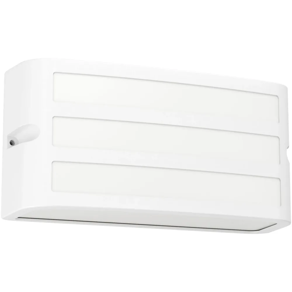 Eglo Wandlampe aussen Camarda Weiss Aluminium 11 cm - Wandlampe aussen