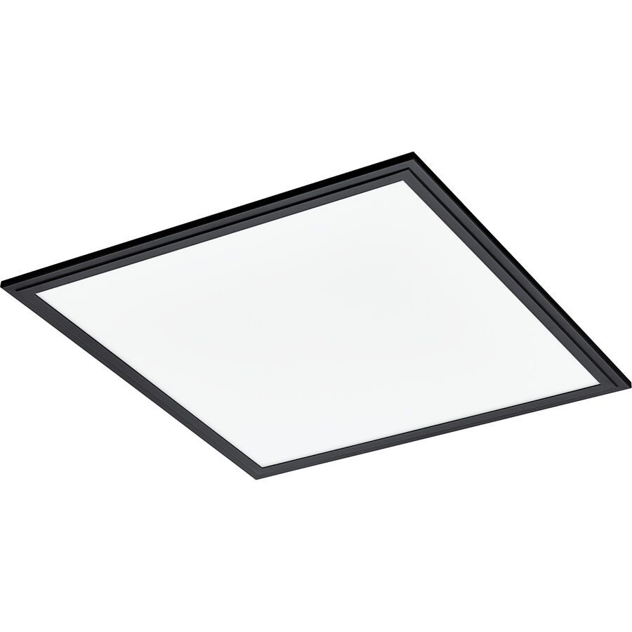 Eglo Deckenlampe Salobrena 1 Schwarz Aluminium 45 cm 5 cm - LED - Lichtfarbe: Helles Neutralweiss - Deckenlampe- LED Energiesparlampe