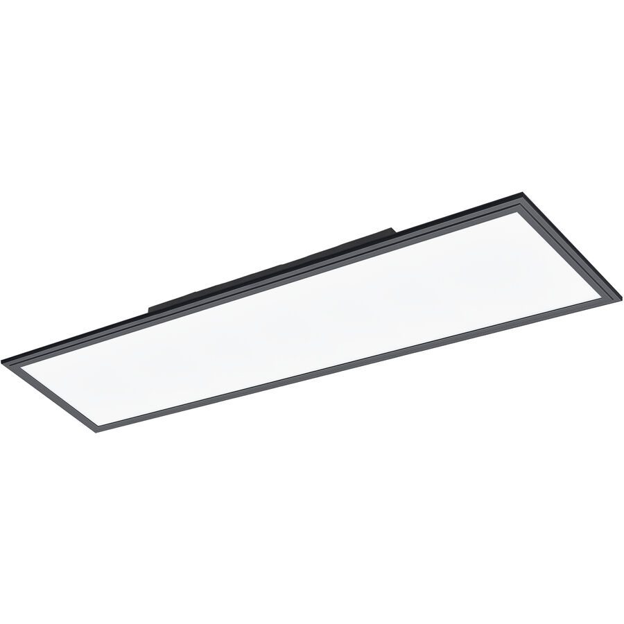 Eglo Deckenlampe Salobrena 1 Schwarz Aluminium/Stahl 30 cm 5 cm - LED - Lichtfarbe: Helles Neutralweiss - Deckenlampe- LED Energiesparlampe