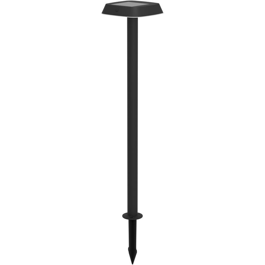 Eglo Solaraussenlampe Dreoli Schwarz Kunststoff 17.5 cm 103.5 cm - Lichtfarbe: Warmweiss - Solaraussenlampe