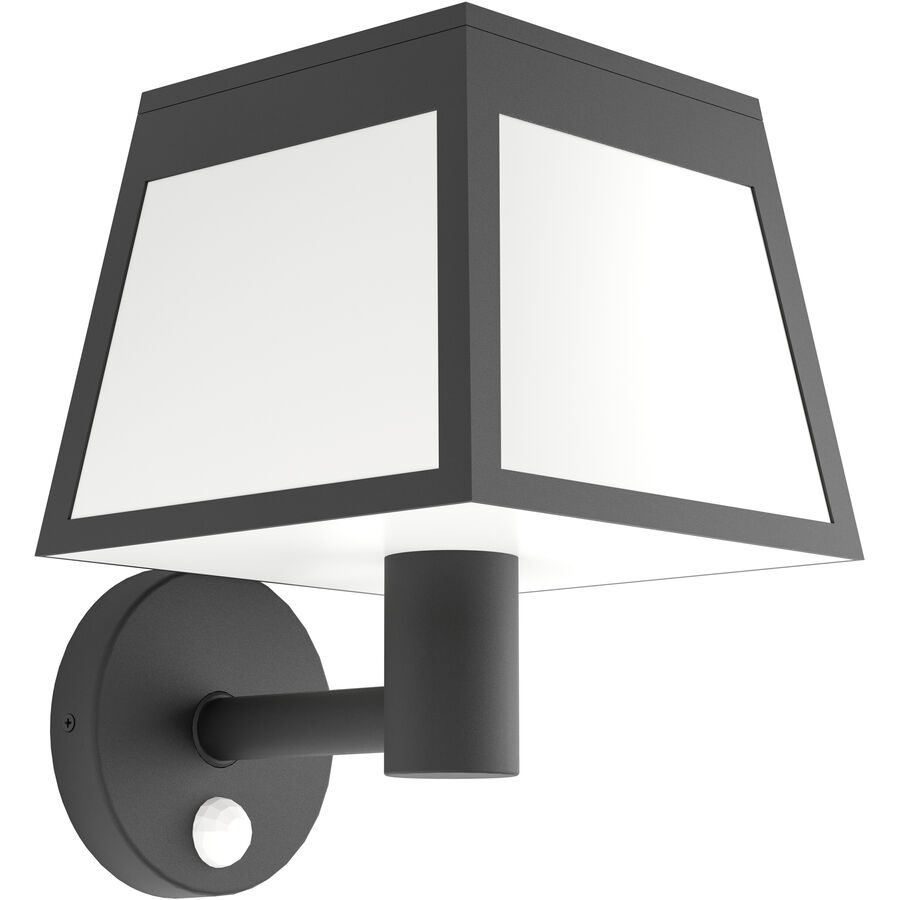 Eglo Solaraussenlampe Altilia Schwarz Kunststoff 20 cm - Lichtfarbe: Warmweiss - Solaraussenlampe