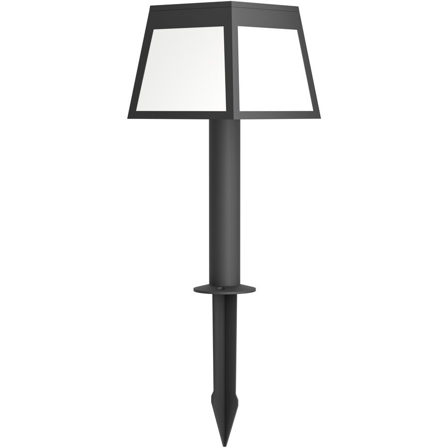 Eglo Solaraussenlampe Altilia Schwarz Kunststoff 15.5 cm 56 cm - Lichtfarbe: Warmweiss - Solaraussenlampe