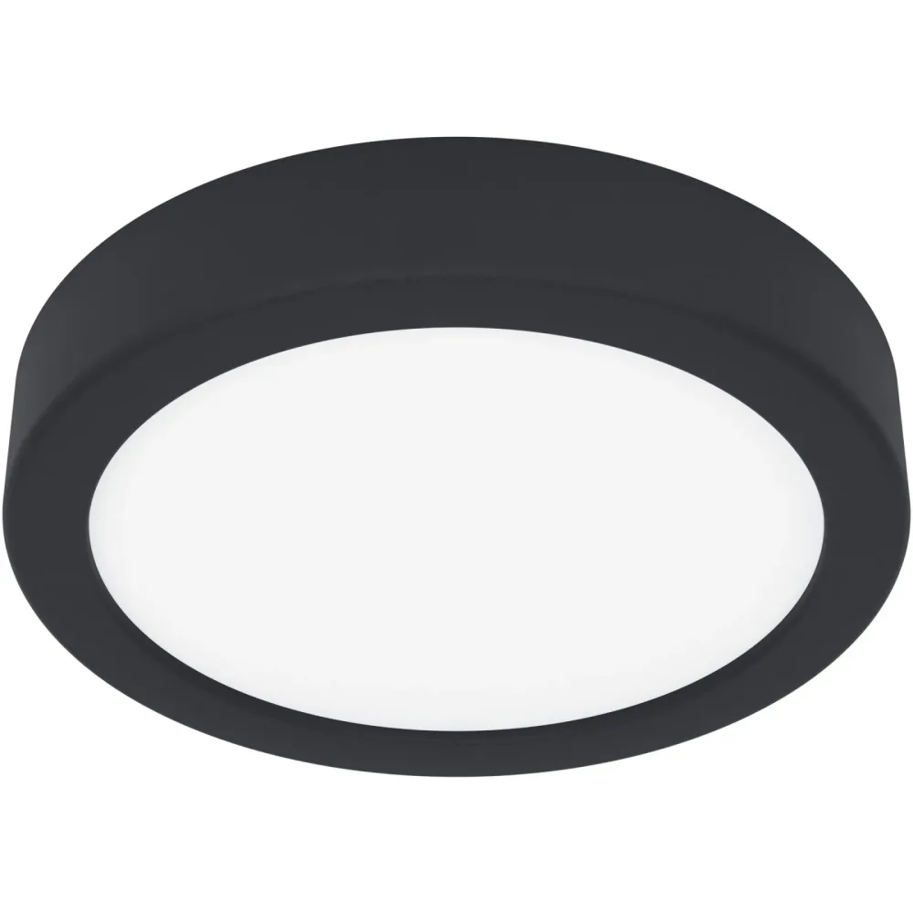 Eglo Deckenlampe Fueva 5 Schwarz Stahl 2.8 cm - LED - Lichtfarbe: Warmweiss - Deckenlampe- LED Energiesparlampe