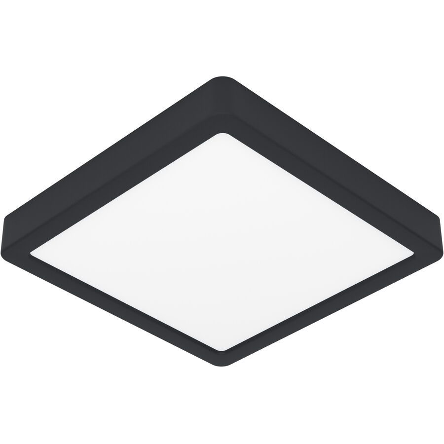 Eglo Deckenlampe Fueva 5 Schwarz Stahl 21 cm 2.8 cm - LED - Lichtfarbe: Warmweiss - Deckenlampe- LED Energiesparlampe
