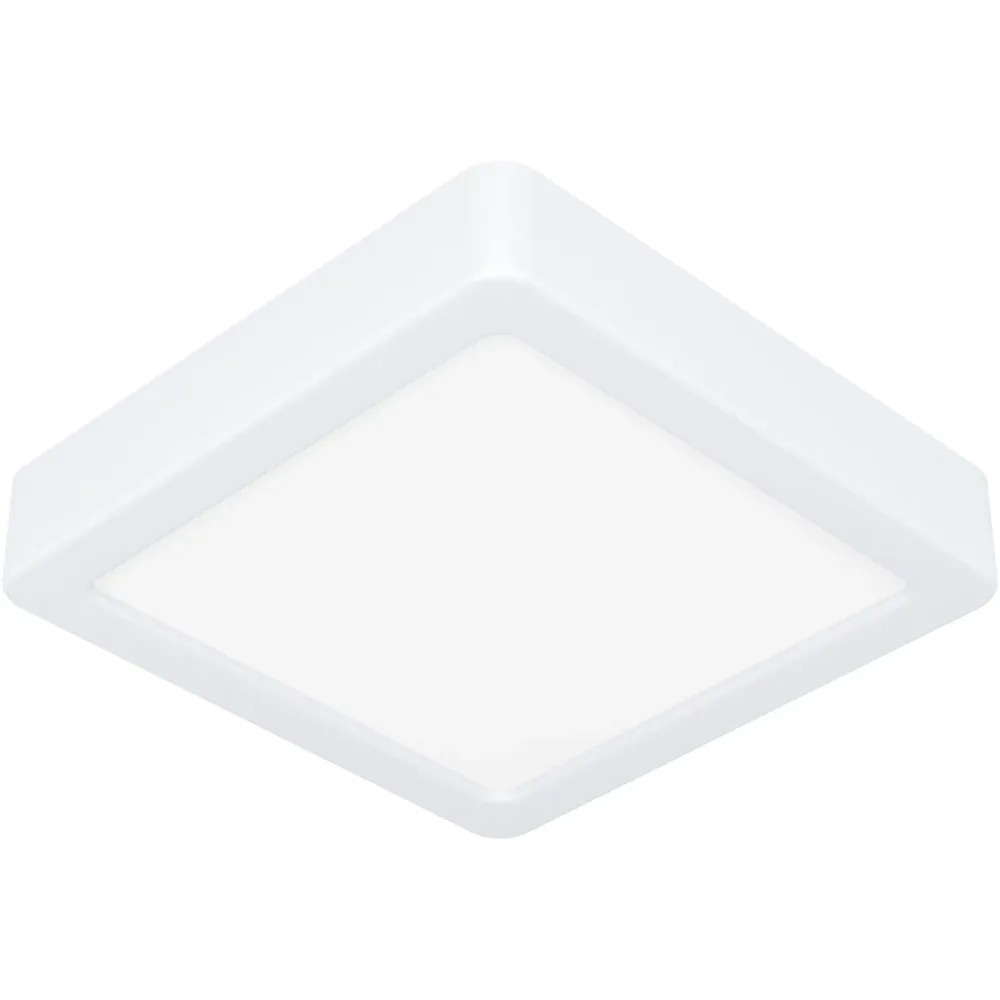 Eglo Deckenlampe Fueva 5 Weiss Stahl 16 cm 2.8 cm - LED - Lichtfarbe: Warmweiss - Deckenlampe- LED Energiesparlampe