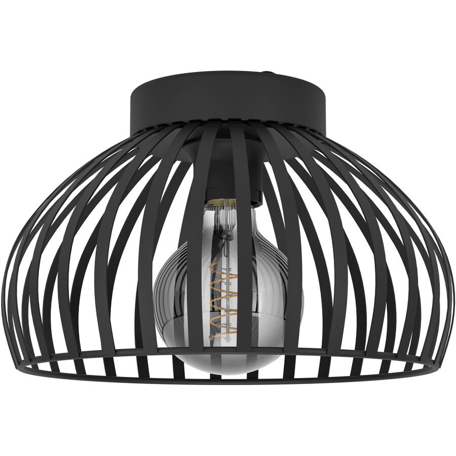 Eglo Deckenlampe Mogano 3 Schwarz Stahl 18 cm - Deckenlampe