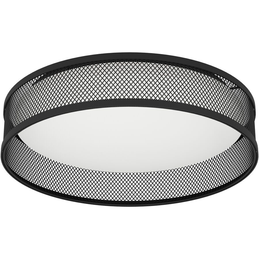 Eglo Deckenlampe Luppineria Schwarz Stahl 9.5 cm - LED - Lichtfarbe: Warmweiss - Deckenlampe- LED Energiesparlampe