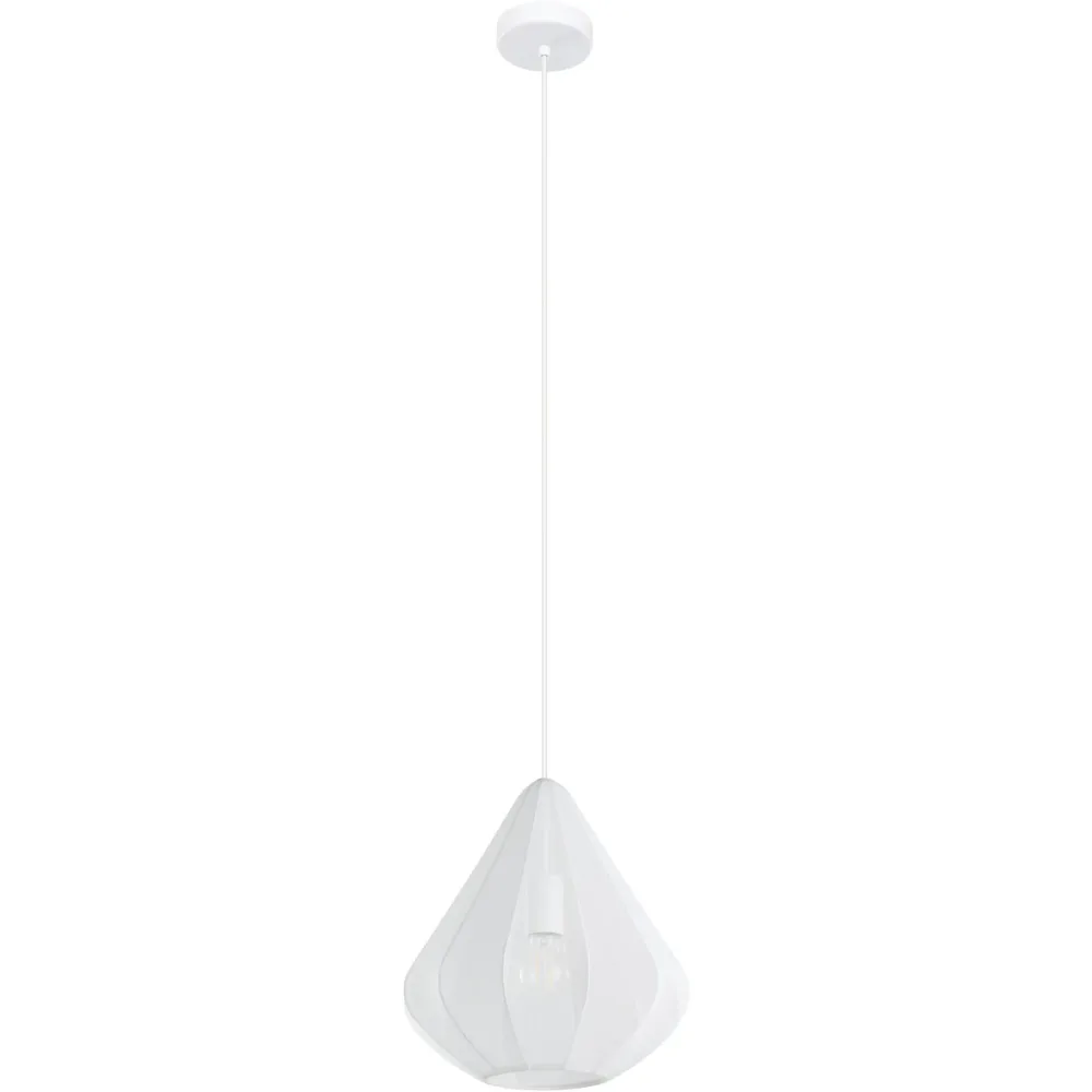 Eglo Pendellampe Dolwen Weiss Stahl 110 cm - Pendellampe