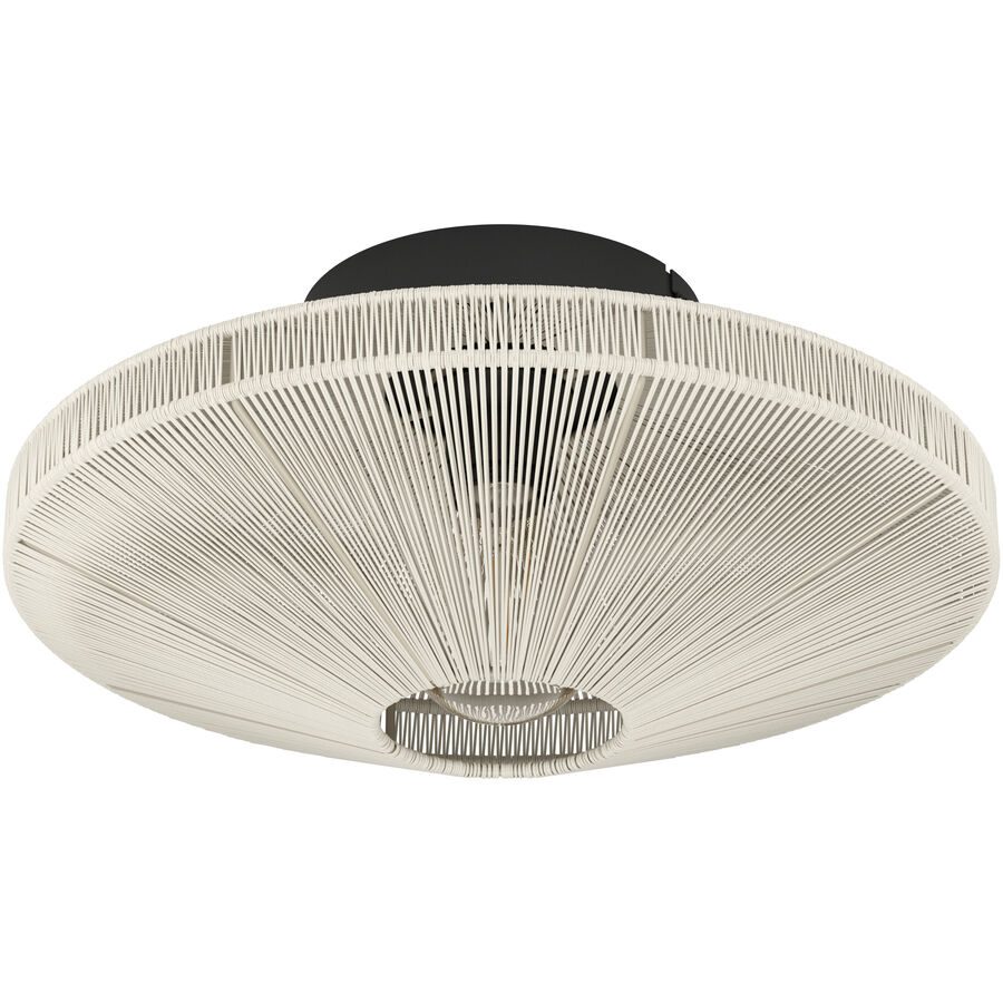 Eglo Deckenlampe Midsumer Schwarz Stahl 17.5 cm - Deckenlampe