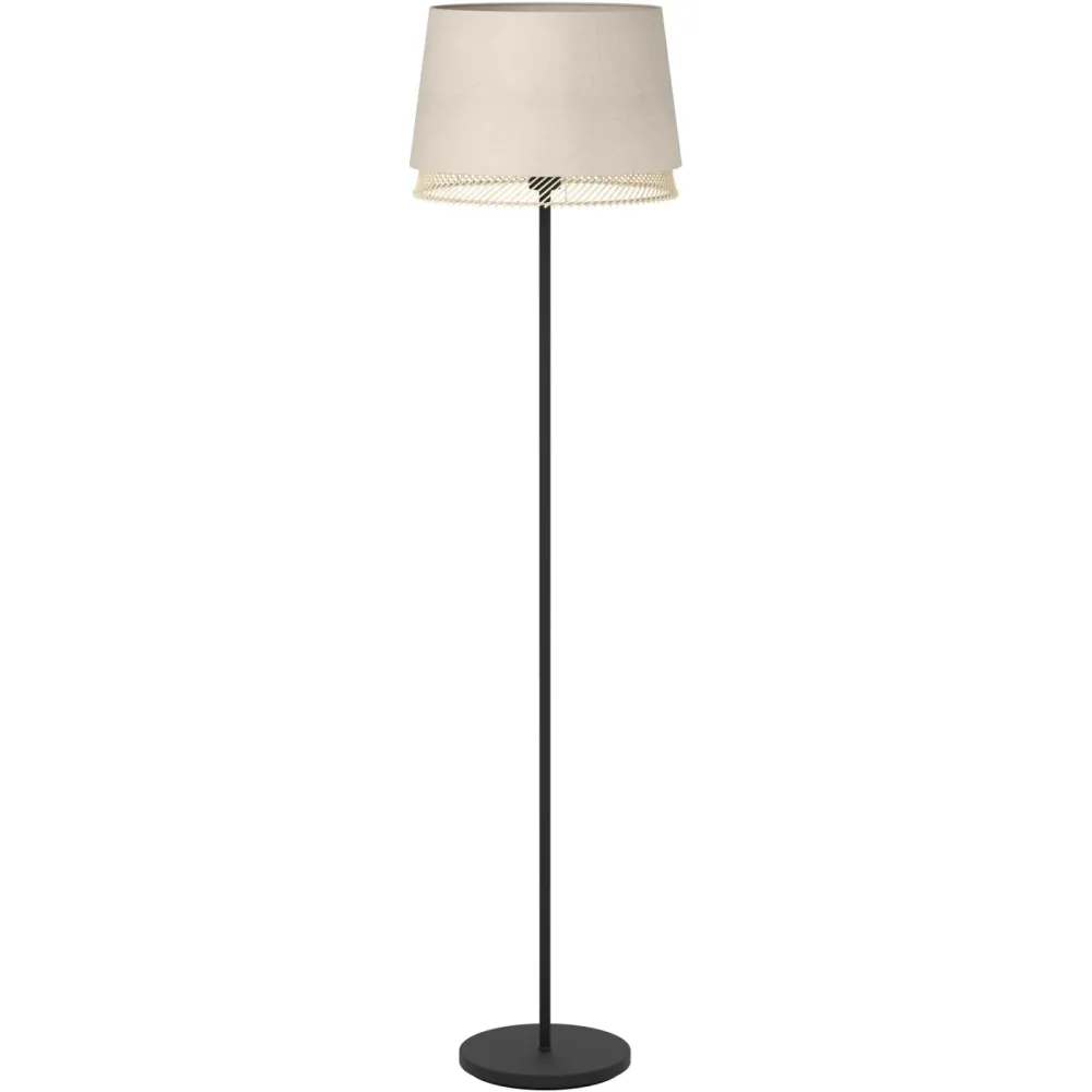 Eglo Stehlampe Tabley Schwarz Stahl 153 cm - Stehlampe