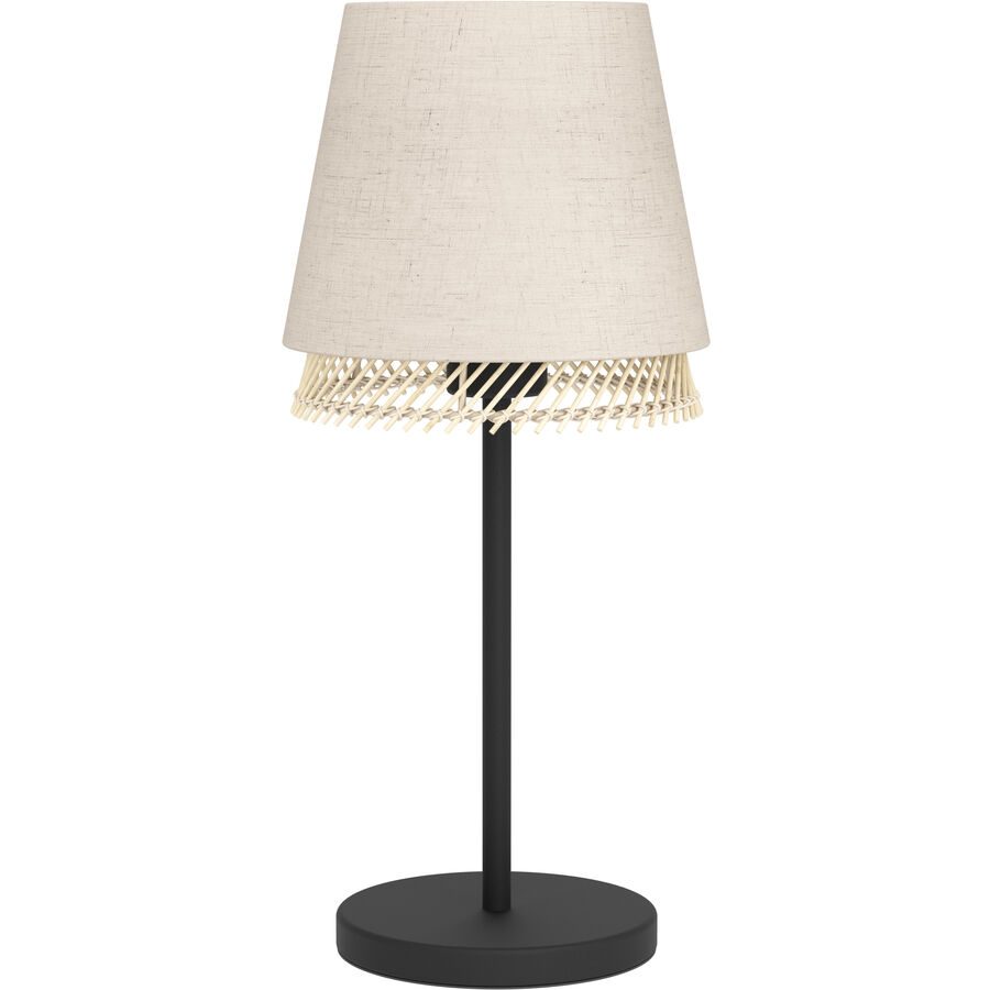 Eglo Tischlampe Tabley Schwarz Stahl 42.5 cm - Tischlampe