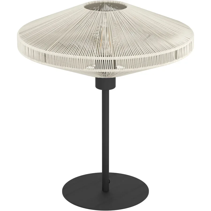 Eglo Tischlampe Midsumer Schwarz Stahl 44 cm - Tischlampe